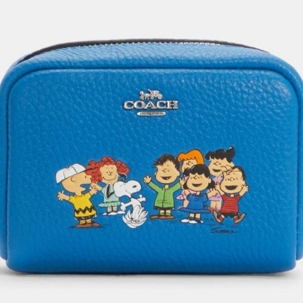 Coach x peanuts Cosmetic case